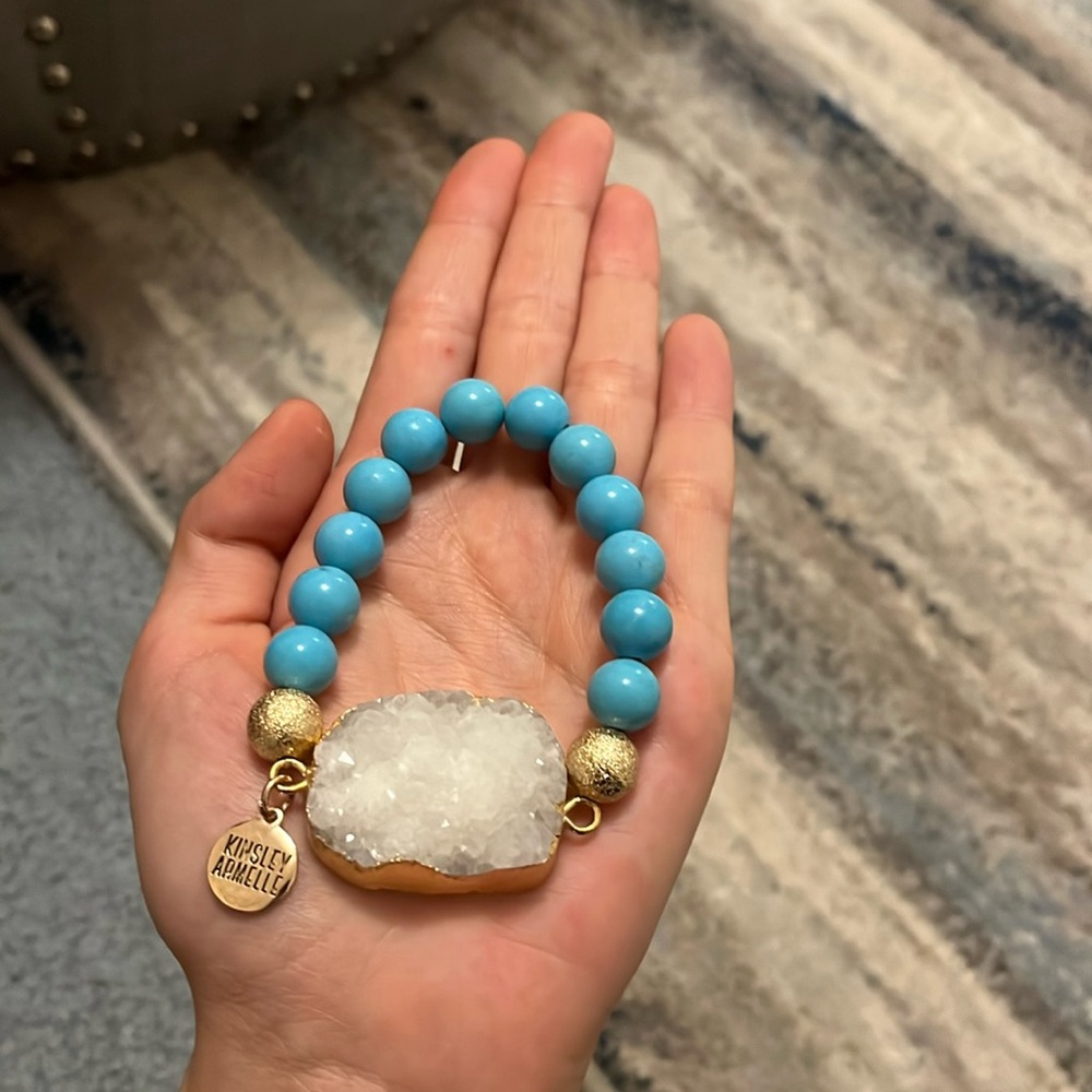 Kinsley Armelle Aqua Marine Bracelet